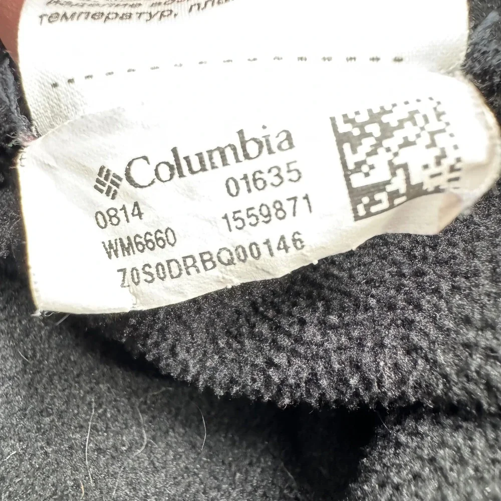 Columbia Mens XL Omni‎ Windbreaker Full Zip Softshell Jacket Black